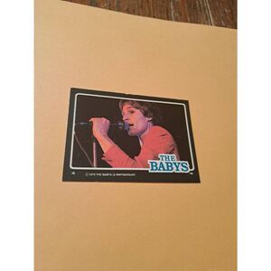 Vintage 1979 The Babys Trading Card #4 London Rock Band Collectible